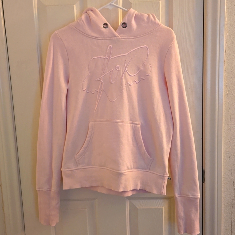 Fox Pale Pink Hoodie Sweatshirt